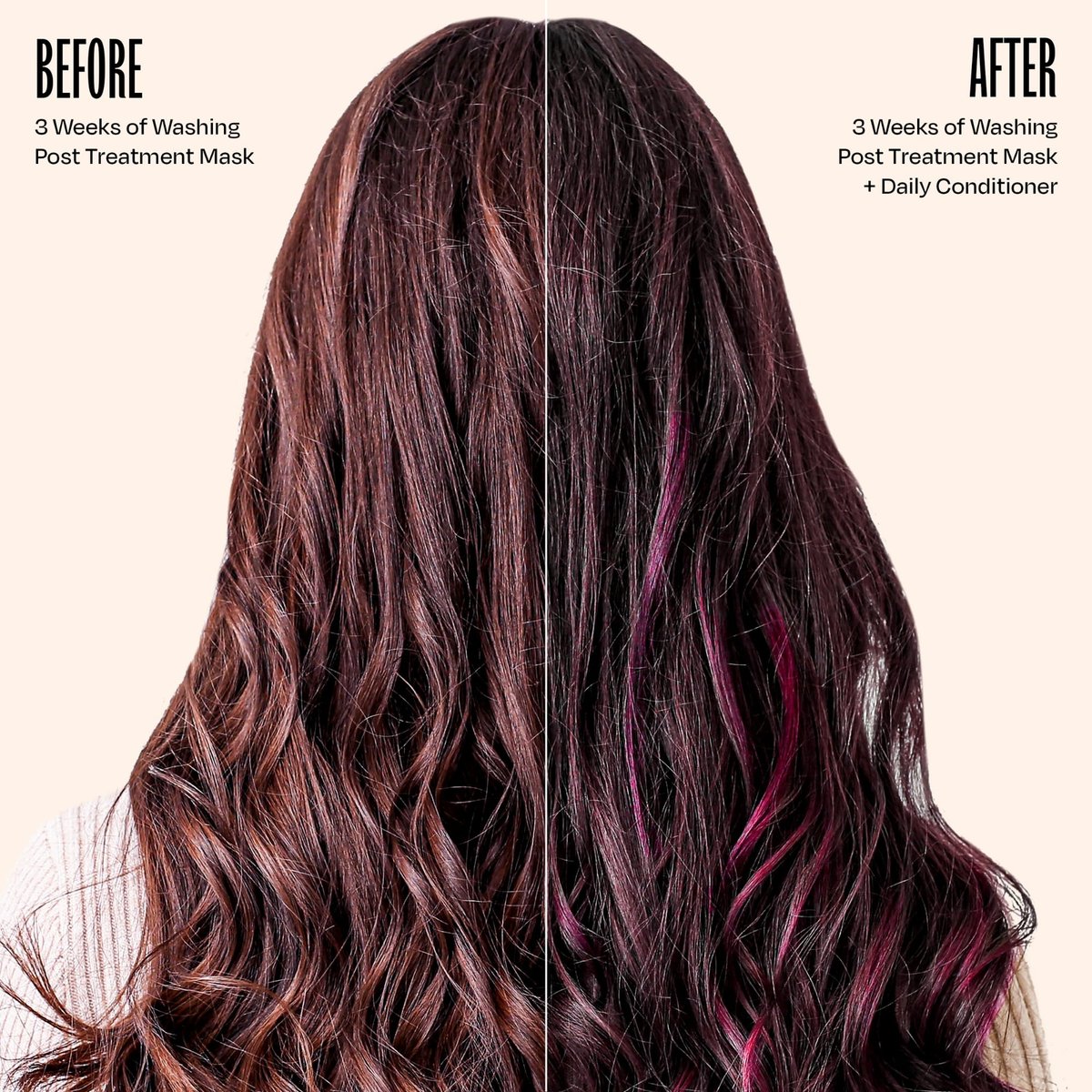oVertone Daily Color Depositing Conditioner - Cherry Chestnut | Hydrating Temporary Hair Color with Shea, Coconut & Avocado Oils | Vegan & Cruelty-Free | 4.5 oz Avelisse