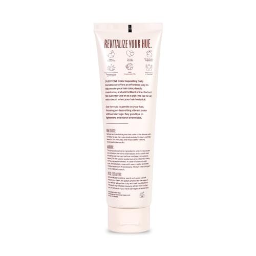 oVertone Daily Color Depositing Conditioner – Serene Silver (4.5 oz) | Temporary Color Refresh & Fade Prevention with Shea Butter & Coconut Oil | Vegan & Cruelty-Free Avelisse