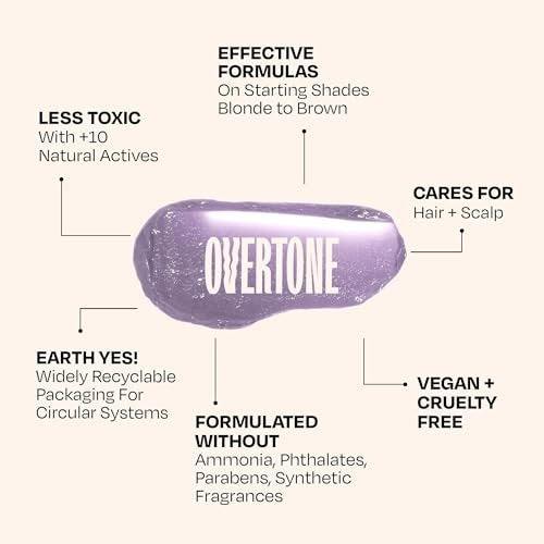 oVertone Daily Color Depositing Conditioner – Serene Silver (4.5 oz) | Temporary Color Refresh & Fade Prevention with Shea Butter & Coconut Oil | Vegan & Cruelty-Free Avelisse