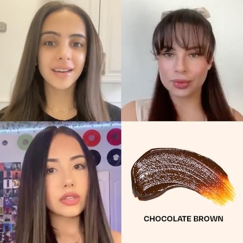 oVertone Daily Color Depositing Conditioner - Chocolate Brown - 4.5 oz - Vegan & Cruelty-Free Temporary Hair Pigment Avelisse