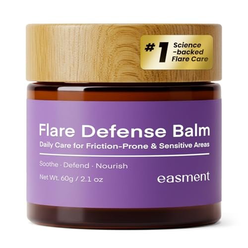 Easment Hidradenitis Suppurativa Flare Defense Balm - Science-Backed Daily Protection for Flare-Prone, Bump-Prone Skin with Microsilver BG™, Zinc Oxide & Botanical Blend, 2 oz Avelisse