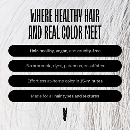 oVertone Daily Color Depositing Conditioner - Stormy Sterling, 4.5oz - Temporary Silver Pigment, Hydrating, Vegan & Cruelty-Free for All Hair Types Avelisse