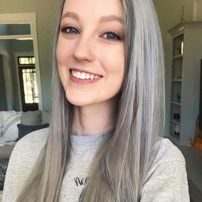 oVertone Daily Color Depositing Conditioner - Stormy Sterling, 4.5oz - Temporary Silver Pigment, Hydrating, Vegan & Cruelty-Free for All Hair Types Avelisse