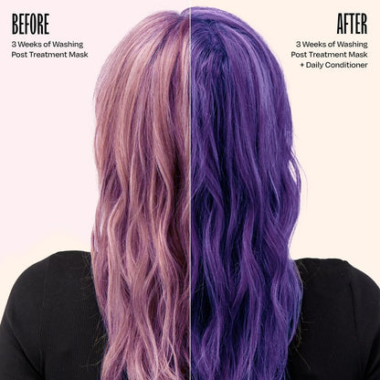 oVertone Daily Color Depositing Conditioner - Vivid Violet, 4.5 oz - Vegan & Cruelty-Free Temporary Hair Color with Shea, Coconut & Avocado Oils for All Hair Types Avelisse
