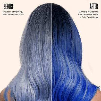 Overtone Daily Color Depositing Conditioner for Hair - Cosmic Cobalt (4.5 oz) - Temporary Pigment with Shea, Coconut & Avocado Oils - Hydrating, Vegan & Cruelty-Free Avelisse