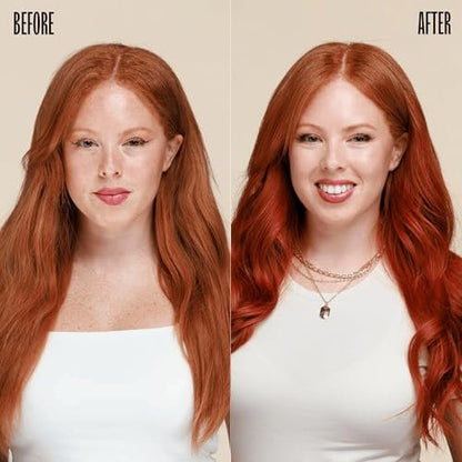Overtone Daily Color Depositing Conditioner for Hair, Golden Copper - Temporary Pigment with Shea, Coconut & Avocado Oils, Hydrating, Vegan & Cruelty-Free, All Hair Types, 4.5 oz Avelisse