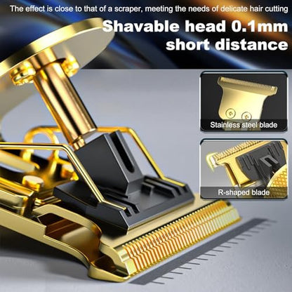 Dabetechts Professional Cordless Hair Clippers Set for Men with LED Display – Hair Trimmer & Beard Shaver, Holiday Gift for Him Avelisse