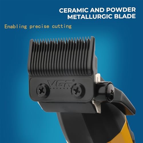 VGR 285 Fresh Fade Hair Clippers for Men – 9000RPM Professional Cordless Hair Trimmer with 6 Magnetic Guide Combs, LED Display, Lightweight & Versatile Barber Kit Avelisse