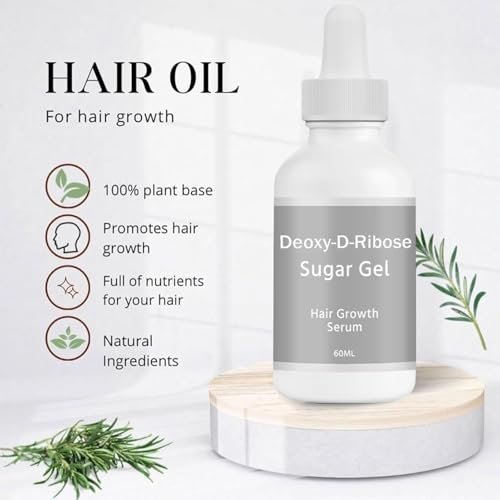 Deoxyribose Sugar Gel for Hair Growth – Strengthen & Revitalize Hair for Men and Women (2-Pack, 2.03 Fl Oz Each) Avelisse