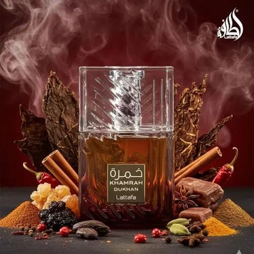 Lattafa Khamrah Dukhan Unisex Eau de Parfum - 3.4 oz / 100 ml Avelisse