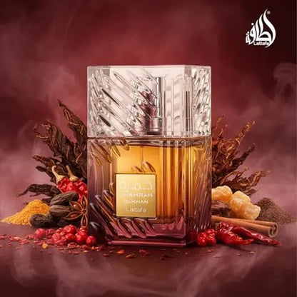 Lattafa Khamrah Dukhan Unisex Eau de Parfum - 3.4 oz / 100 ml Avelisse