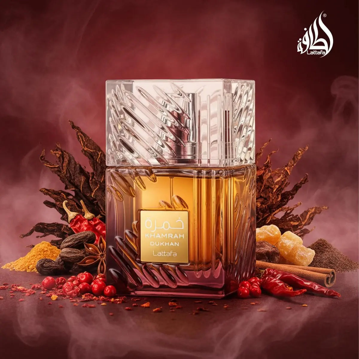 Lattafa Khamrah Dukhan Unisex Eau de Parfum - 3.4 oz / 100 ml Avelisse