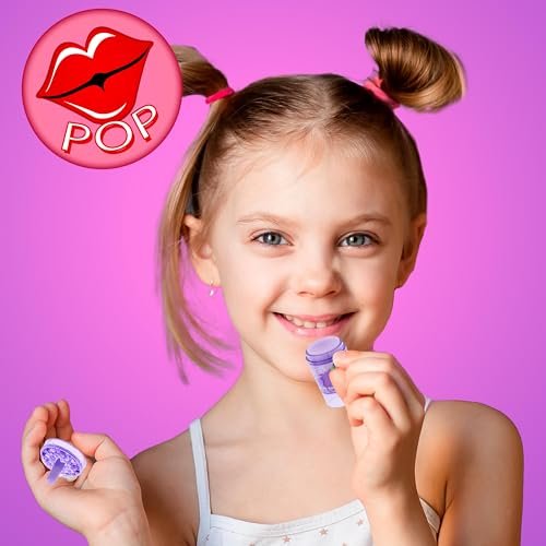 6pc Smoothie Lip Balm Set – Fruit-Scented Lip Glosses in Adorable Smoothie-Shaped Containers Avelisse
