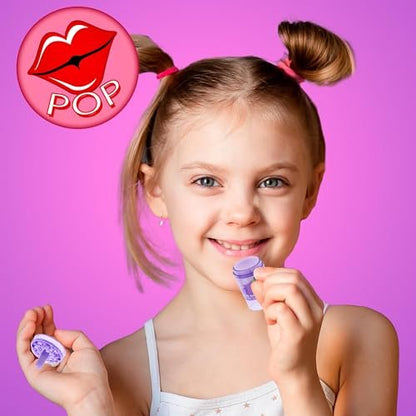 6pc Smoothie Lip Balm Set – Fruit-Scented Lip Glosses in Adorable Smoothie-Shaped Containers Avelisse