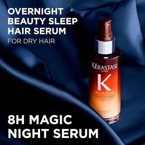 Kérastase Nutritive 8H Magic Night Serum – Overnight Treatment for Dry Hair, Shine-Enhancing, Plant-Based Proteins, Travel Size 1.01 Fl Oz - görsel 16