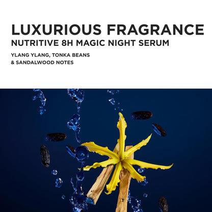 Kérastase Nutritive 8H Magic Night Serum – Overnight Treatment for Dry Hair, Shine-Enhancing, Plant-Based Proteins, Travel Size 1.01 Fl Oz