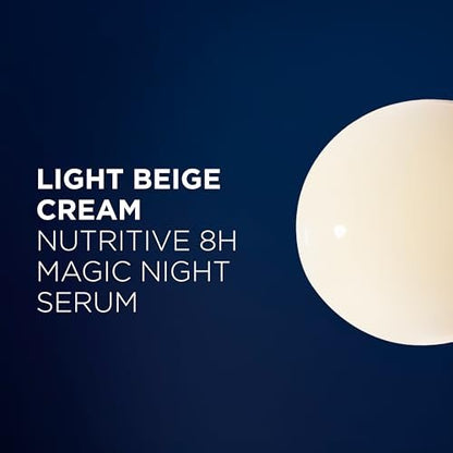 Kérastase Nutritive 8H Magic Night Serum – Overnight Treatment for Dry Hair, Shine-Enhancing, Plant-Based Proteins, Travel Size 1.01 Fl Oz