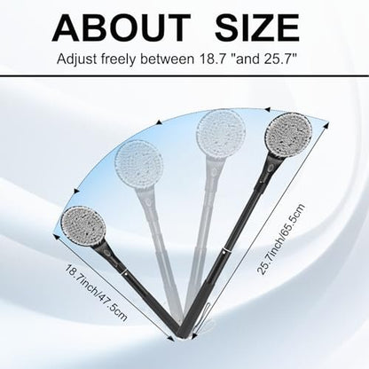 Gobiteli 25-Inch Long Handle Back Scrubber for Shower – Exfoliating Body Brush for Deep Clean, Men, Women & Elderly Avelisse
