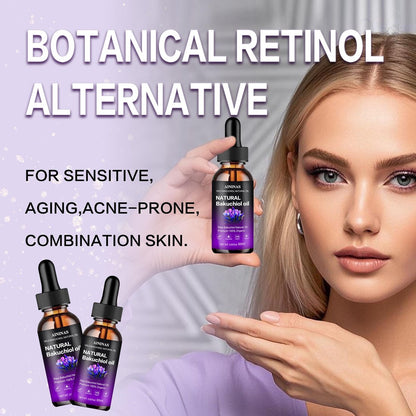AIninas Bakuchiol Oil Organic for Face - Natural Retinol Alternative Reduces Wrinkles & Fine Lines, Sensitive Skin Safe, Mix with Moisturizer - Hydrating Facial Serum for Day & Night Use, 2 fl oz Avelisse