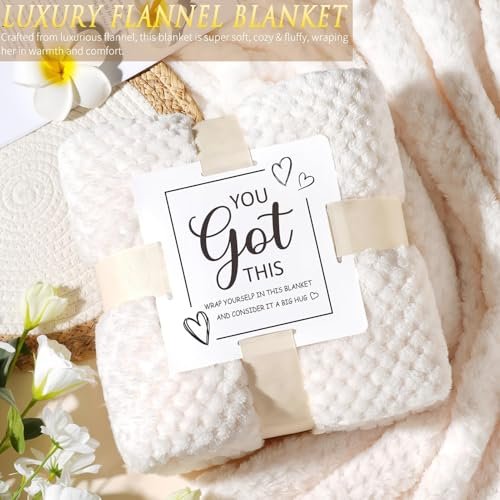 Get Well Soon Gifts Basket for Women – Self Care Spa Care Package with Inspirational Blanket, Thinking of You Sympathy Gift Avelisse