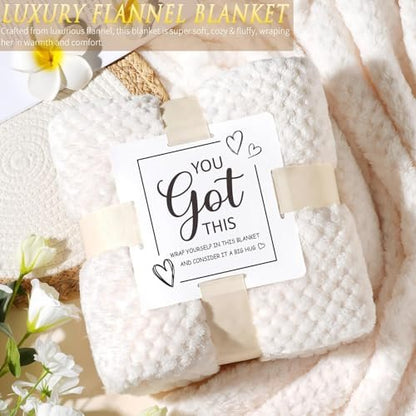 Get Well Soon Gifts Basket for Women – Self Care Spa Care Package with Inspirational Blanket, Thinking of You Sympathy Gift Avelisse