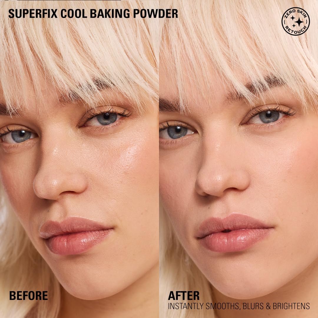 Revolution Beauty London Hydra Cool Cooling Loose Baking Powder - Makeup Setting Powder with Hyaluronic Acid, Vegan & Cruelty-Free, 1.05 oz - görsel 5