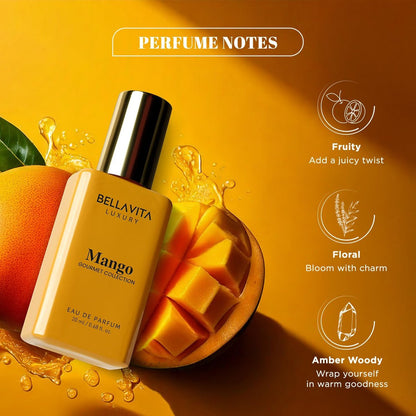 Bellavita Luxury Unisex Gourmet Perfume Gift Set – Vanilla, Mango & Pistachio | 3 x 60ml | Long-Lasting Fragrance for Men & Women