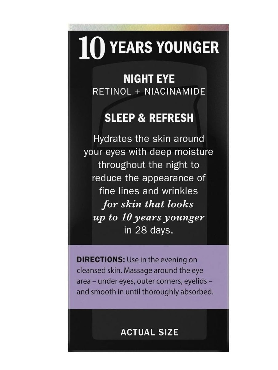 Olay Night Eye Cream with Retinol & Niacinamide for a Younger Look Avelisse
