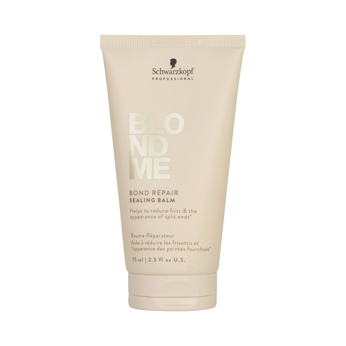 BlondMe Bond Repair Sealing Balm for Blonde, Lightened & Grey Hair - 2.5 Fl Oz - Tame Split Ends, Reduce Frizz & Heat Protection Avelisse