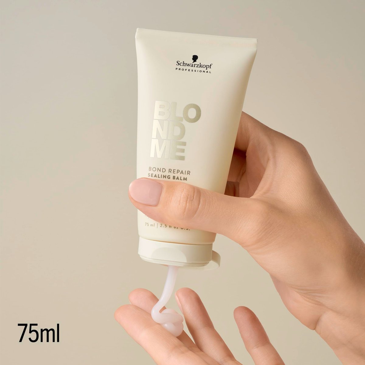 BlondMe Bond Repair Sealing Balm for Blonde, Lightened & Grey Hair - 2.5 Fl Oz - Tame Split Ends, Reduce Frizz & Heat Protection Avelisse