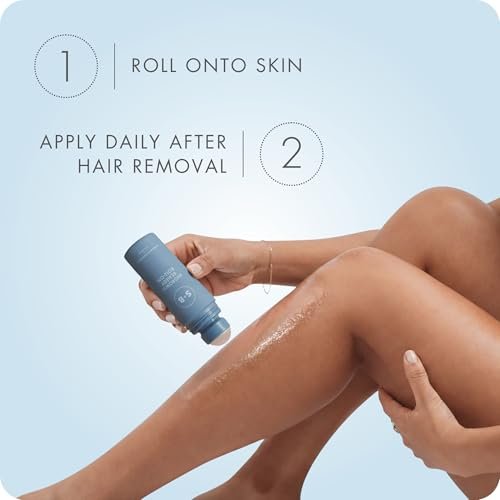 SUGARED + BRONZED Ingrown Hair Roll On – Glycolic Acid, Salicylic Acid & Witch Hazel – Post-Hair Removal Treatment for Bikini & Underarms – Vegan, 3 Fl Oz - görsel 4