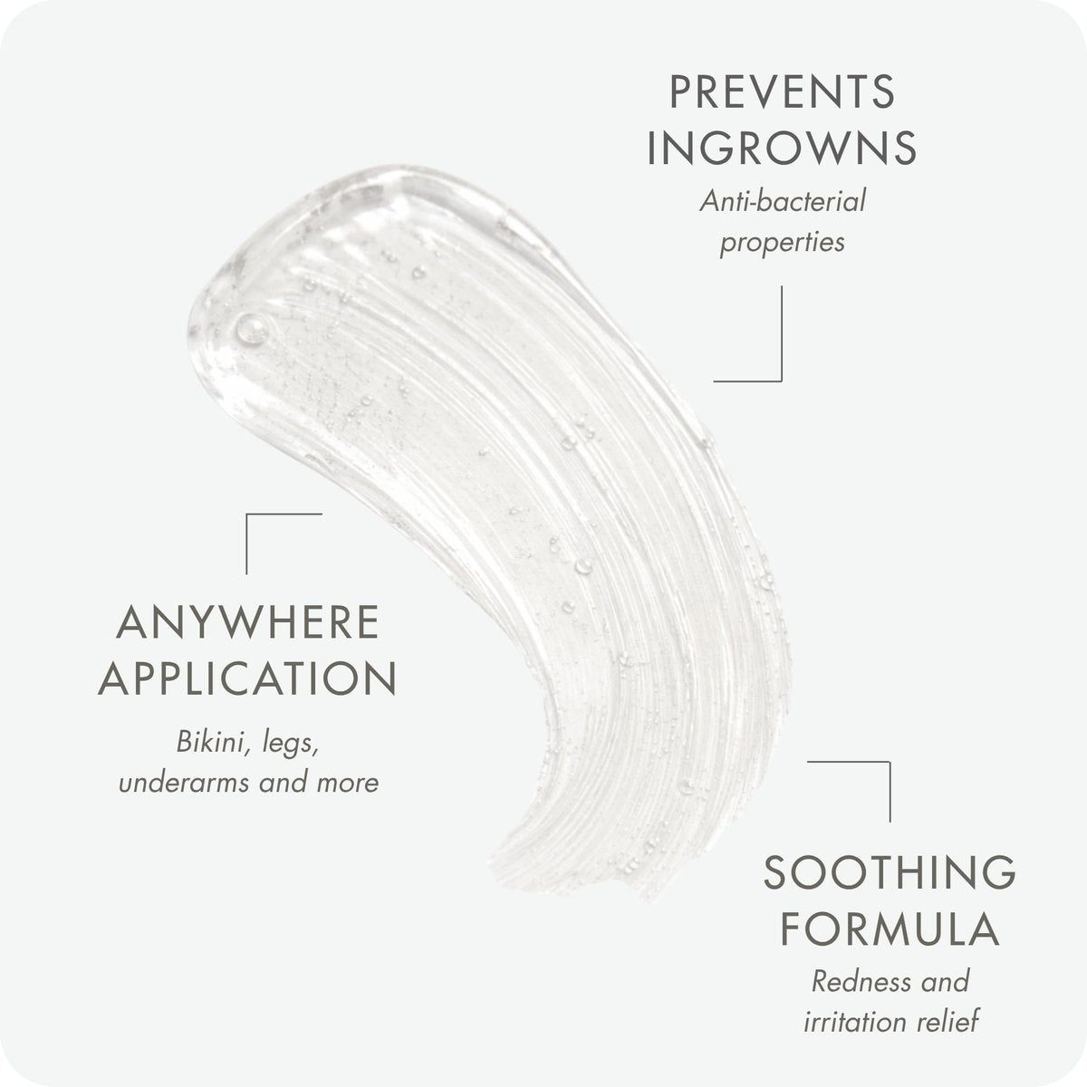SUGARED + BRONZED Ingrown Hair Roll On – Glycolic Acid, Salicylic Acid & Witch Hazel – Post-Hair Removal Treatment for Bikini & Underarms – Vegan, 3 Fl Oz - görsel 5