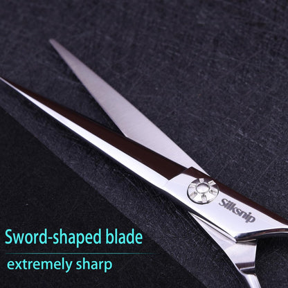 Silksnip Hair Cutting Scissors Professional Barber Shears - Stainless Steel, 6.0 Inch, Ergonomic Design for Salon & Home Avelisse