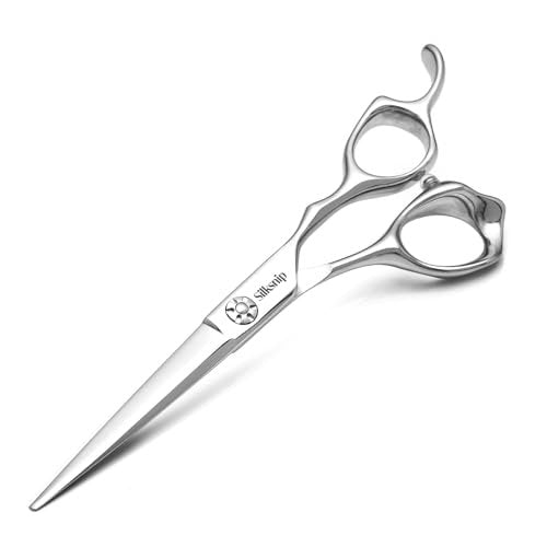 Silksnip Hair Cutting Scissors Professional Barber Shears - Stainless Steel, 6.0 Inch, Ergonomic Design for Salon & Home Avelisse