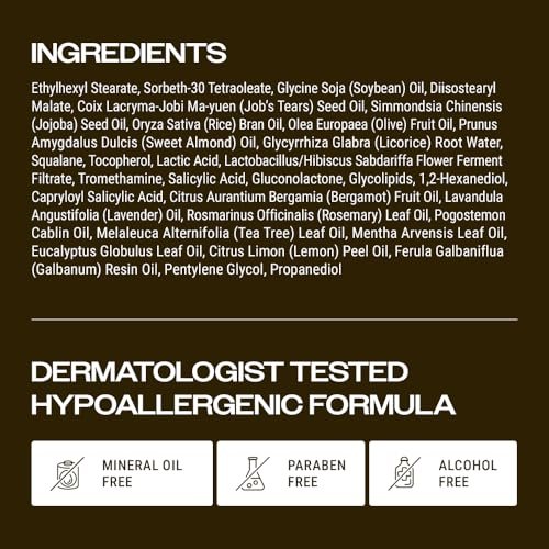 YUMU Coix Seed Deep Pore Cleansing Oil with Vitamin E & BHA – Gentle Makeup Remover & Blackhead Remover, No Oily Residue, Korean Skin Care, 6.76 fl oz Avelisse