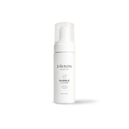 Jolieterre Bubble Cleanser – Soft Foaming Face Wash with Hydrating Formula, Gentle Daily Facial Cleanser