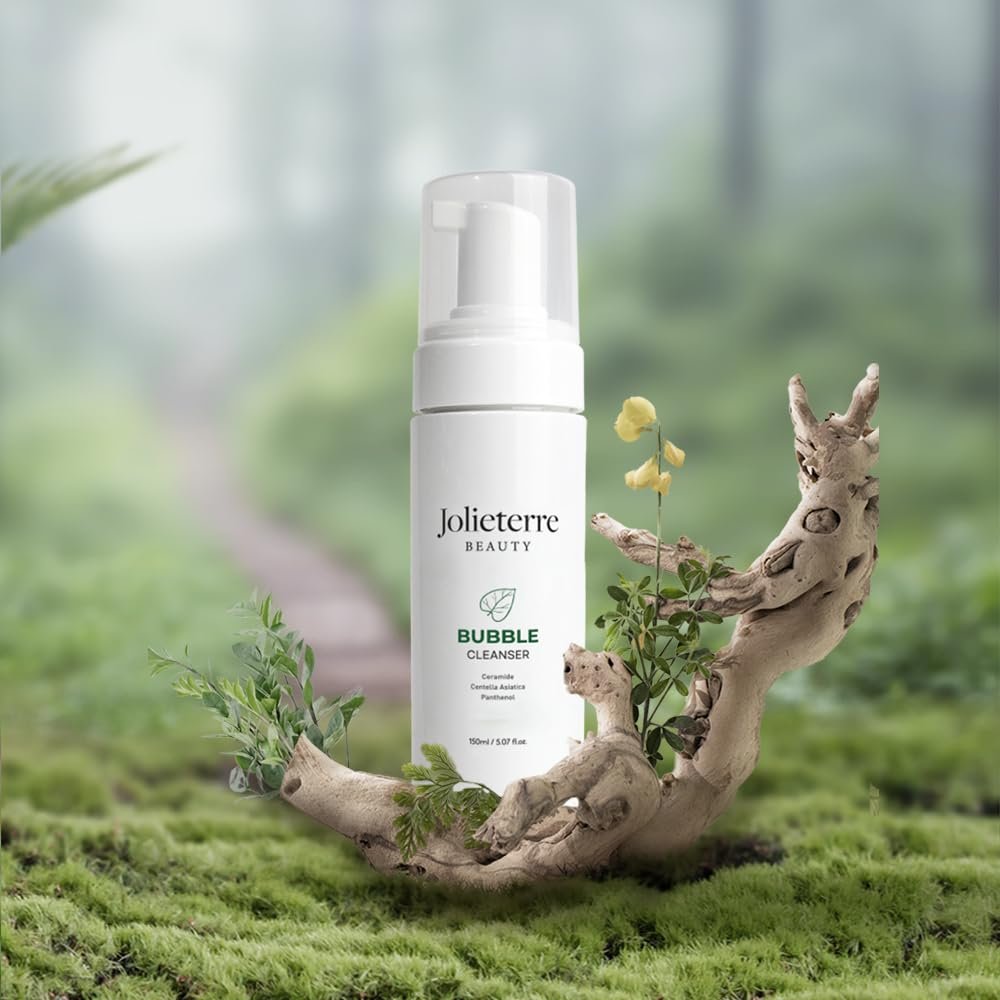 Jolieterre Bubble Cleanser – Soft Foaming Face Wash with Hydrating Formula, Gentle Daily Facial Cleanser - görsel 1