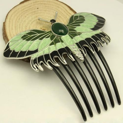 MinLia Butterfly Hair Combs - Decorative Hair Pin for Side Bun & Updo Styles