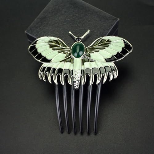 MinLia Butterfly Hair Combs - Decorative Hair Pin for Side Bun & Updo Styles - görsel 12