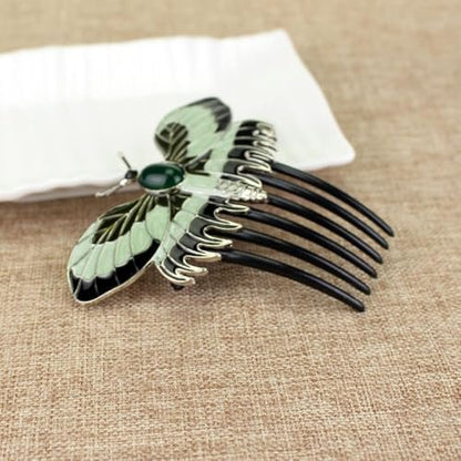 MinLia Butterfly Hair Combs - Decorative Hair Pin for Side Bun & Updo Styles