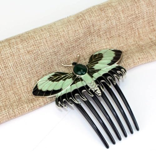 MinLia Butterfly Hair Combs - Decorative Hair Pin for Side Bun & Updo Styles - görsel 4