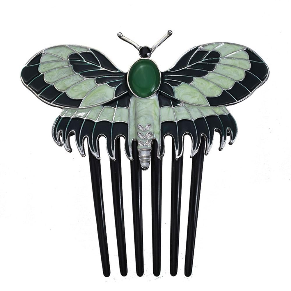 MinLia Butterfly Hair Combs - Decorative Hair Pin for Side Bun & Updo Styles - görsel 1