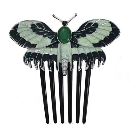 MinLia Butterfly Hair Combs - Decorative Hair Pin for Side Bun & Updo Styles