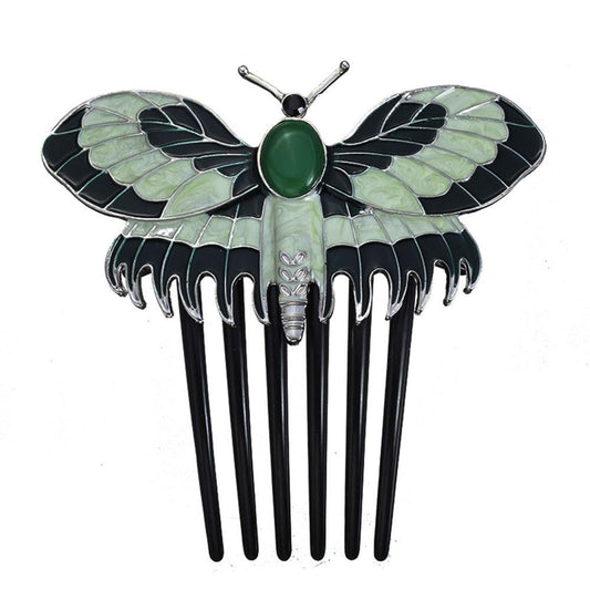 MinLia Butterfly Hair Combs - Decorative Hair Pin for Side Bun & Updo Styles