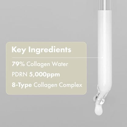 TOSOWOONG Real Collagen Face Serum – Hydrating & Firming Hydrolyzed Collagen Serum with Hyaluronic Acid for Plumping, Sagging Skin, Reduces Fine Lines & Wrinkles – Korean Skincare (33ml)