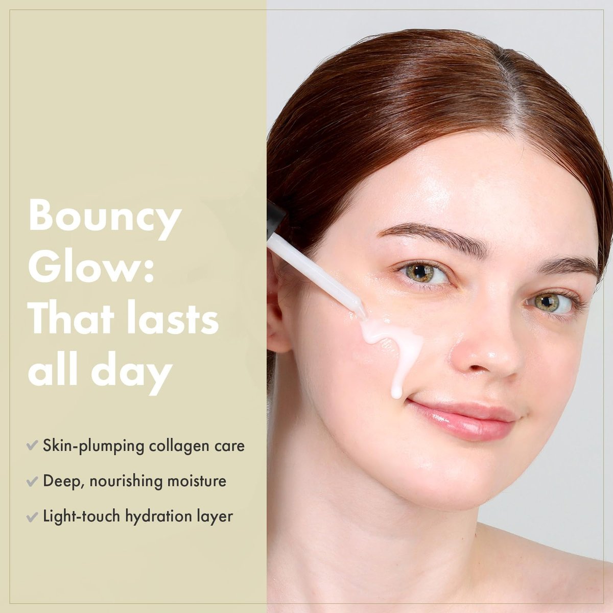 TOSOWOONG Real Collagen Face Serum – Hydrating & Firming Hydrolyzed Collagen Serum with Hyaluronic Acid for Plumping, Sagging Skin, Reduces Fine Lines & Wrinkles – Korean Skincare (33ml) - görsel 3