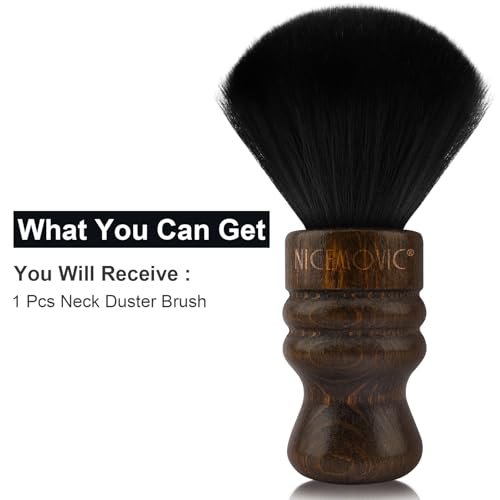 NICEMOVIC Large Barber Neck Duster Brush – Professional Nylon Hair Cutting Styling Tool for Men & Women - görsel 13