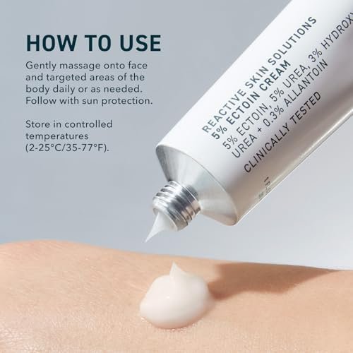 Prequel Reactive Skin Solutions Soothing Hydrating Face Moisturizer for Sensitive Skin - Barrier Support Cream with 5% Ectoin, Urea, and Allantoin for Extreme Dryness, Calming and Renewal, 1 oz Avelisse