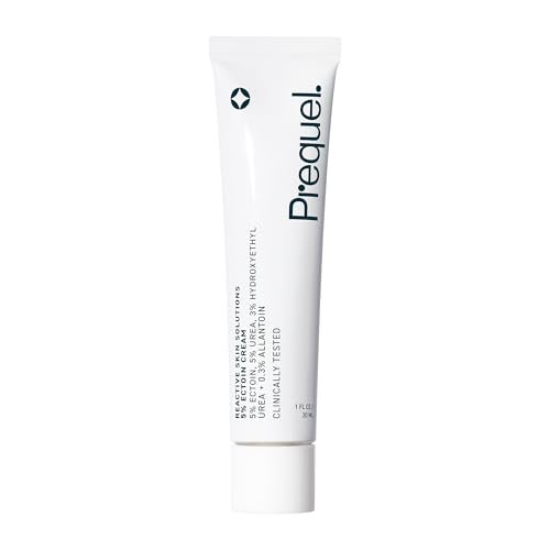 Prequel Reactive Skin Solutions Soothing Hydrating Face Moisturizer for Sensitive Skin - Barrier Support Cream with 5% Ectoin, Urea, and Allantoin for Extreme Dryness, Calming and Renewal, 1 oz Avelisse