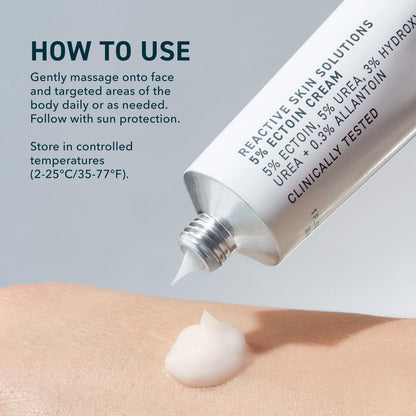 Prequel Reactive Skin Solutions Soothing Hydrating Face Moisturizer for Sensitive Skin - Barrier Support Cream with 5% Ectoin, Urea, and Allantoin for Extreme Dryness, Calming and Renewal, 1 oz Avelisse
